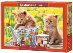 Пъзел Castorland от 500 части - Време за чай - котета