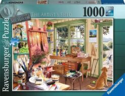Пъзел Ravensburger от 1000 части -Ателието на художника