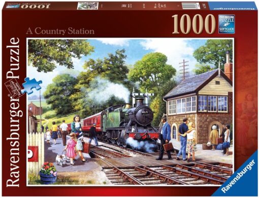 Пъзел Ravensburger от 1000 части - Градска гара
