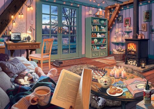 Пъзел Ravensburger от 1000 части - Уютната барака - Image 2