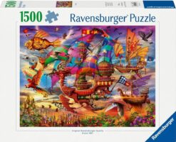 Пъзел Ravensburger от 1500 части - Котките на Миконос