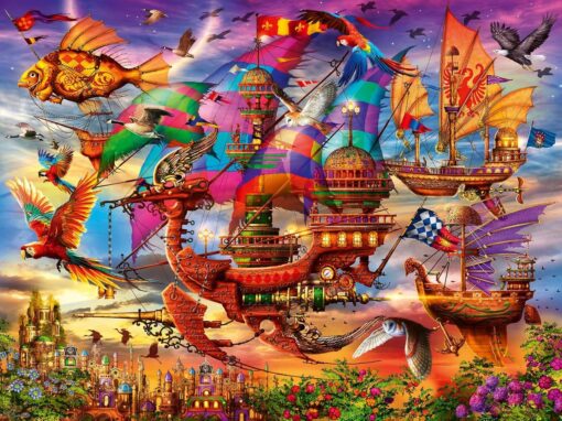 Пъзел Ravensburger от 1500 части - Котките на Миконос - Image 2