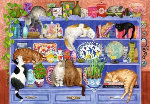 Пъзел Ravensburger от 200 XL части - Котки на рафта - Image 2