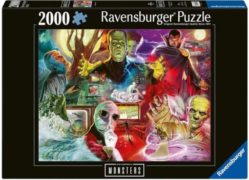 Пъзел Ravensburger от 2000 части - Класически чудовища