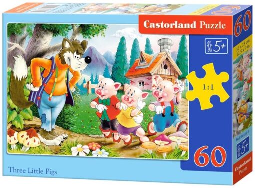 Пъзел Castorland от 60 части - Трите прасенца - Image 2
