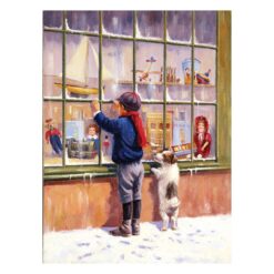 Рисуване по номера с акрилни бои Junior - 22х30 - Коледно желание