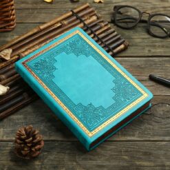 Тефтер А5 Old Book с твърда корица от еко кожа и релефни орнаменти – Victorias Journals