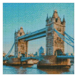 Диамантен гоблен - канава на подрамка 40 х 40 см. - Тауър