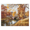 Диамантен гоблен - канава на подрамка 40 х 50 см. - Есенен пейзаж