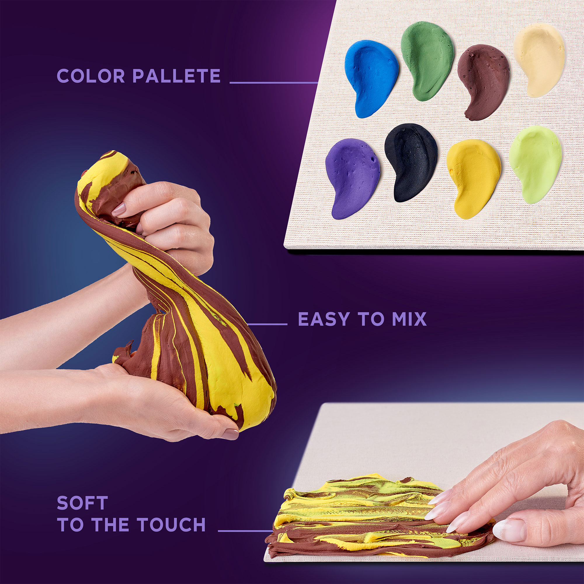 Творчески комплект за 3D картина с лек моделин - Целувката - Климт - Image 4