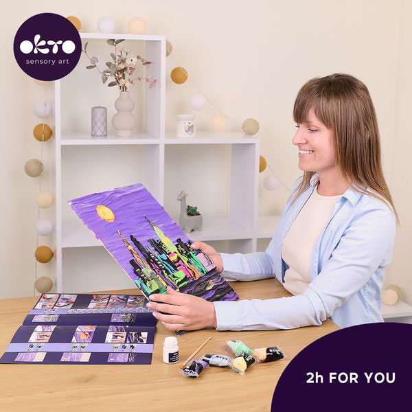 Творчески комплект за 3D картина с лек моделин - Ню Йорк - Image 6