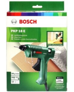 Пистолет за топло лепене Bosch PKP 18E, 200W, зелен