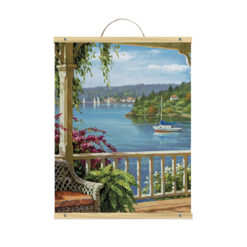 Pисуване по номера - акрилни бои върху платно на ролка -"Веранда"