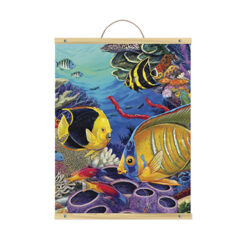 Рисуване по номера - акрилни бои върху платно на ролка - "Коралов риф"