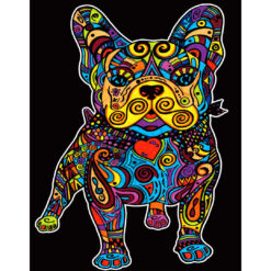 Картина за оцветяване 29,7х21 - Френски булдог