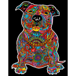 Картина за оцветяване 29,7х21 - Питбул