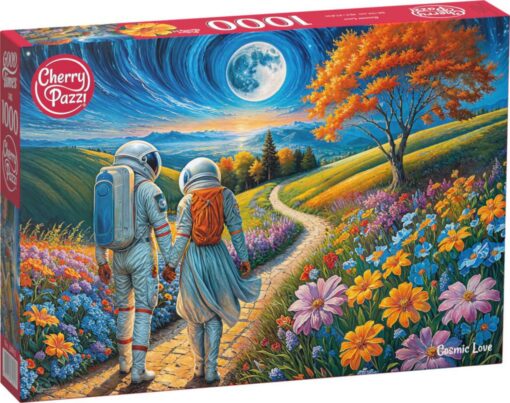 Пъзел Cherry Pazzi от 1000 части –Космическа любов