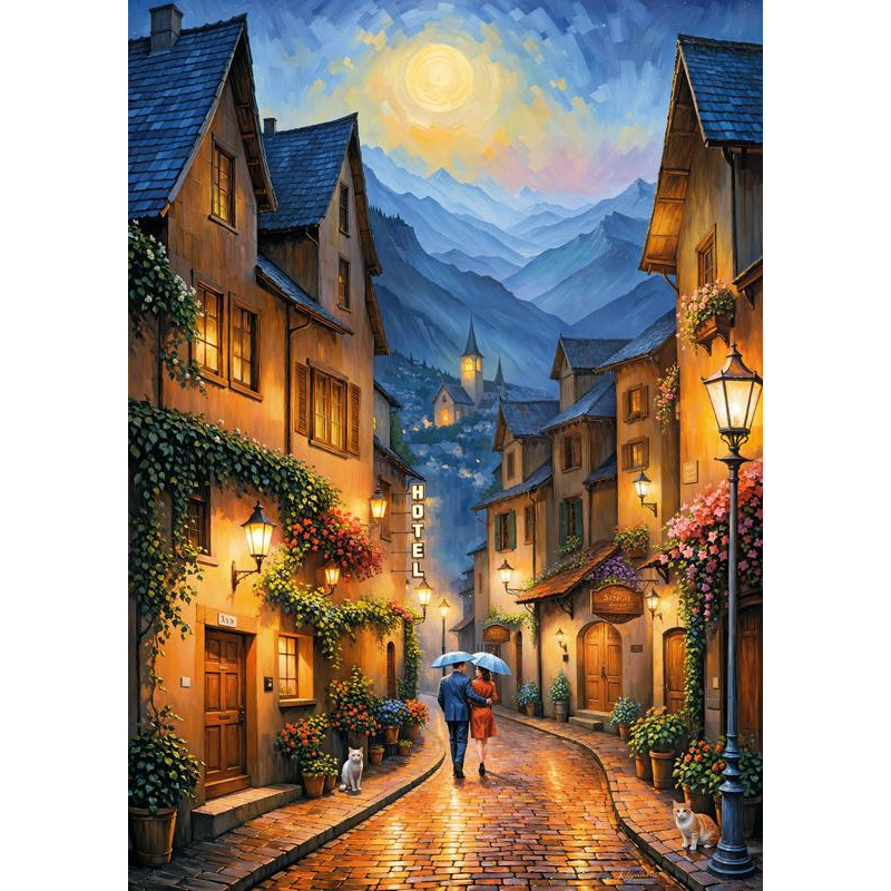 Пъзел Cherry Pazzi от 1000 части - Тиха разходка - Image 2