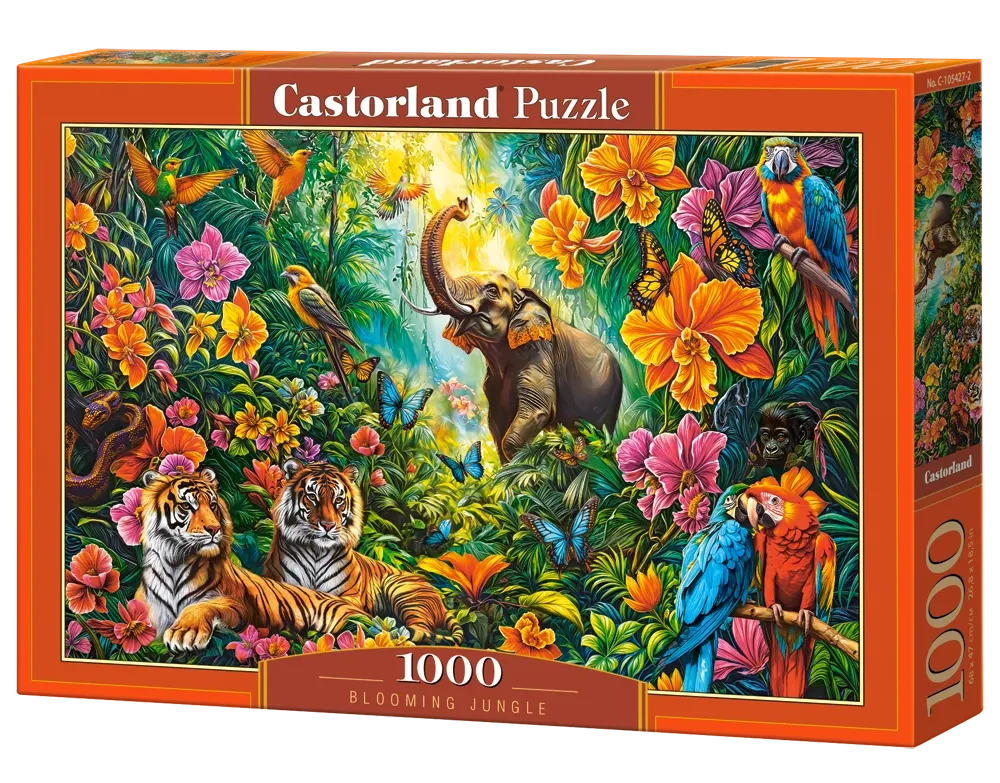 Пъзел 1000 ел. Castorland Цъфтяща джунгла