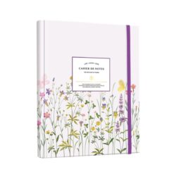 Планер с твърда корица и скрита спирала, 16,3 × 22,2 см, със затваряне с ластик