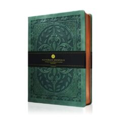 Тефтер А5 с твърда корица Old Book от еко кожа с релефни орнаменти