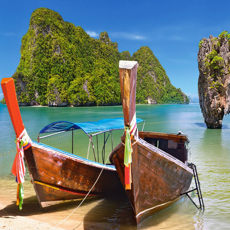 Пъзел Castorland от 500 части - Khao Phing Kan, Тайланд - Image 2