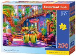 Пъзел Castorland от 200 части - Папагали в Рая