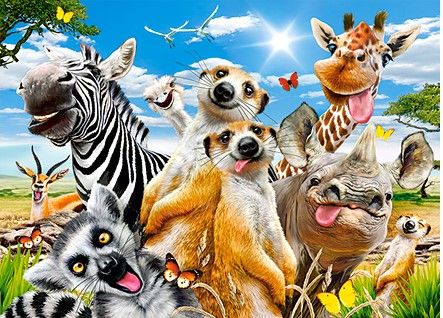 Пъзел Castorland от 200 части - Животните в Африка - Image 2