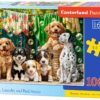 Пъзел Castorland от 100 части - Кучешки лудории