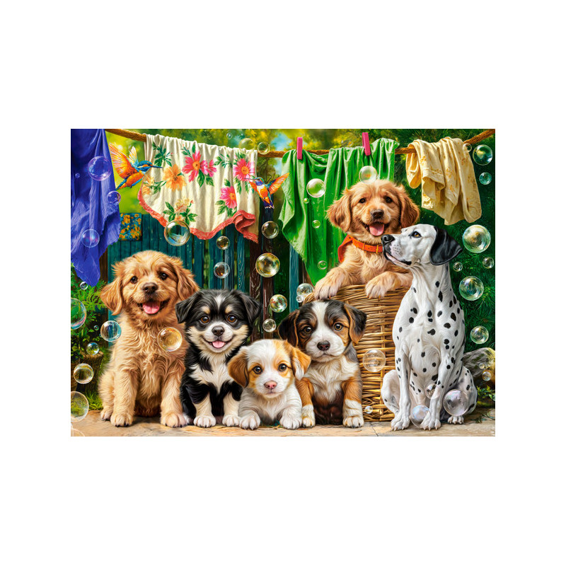 Пъзел Castorland от 100 части - Кучешки лудории - Image 2