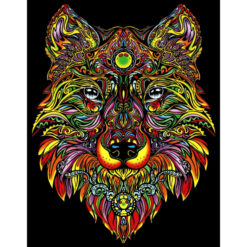 Картина за оцветяване 29,7х21 - Вълк