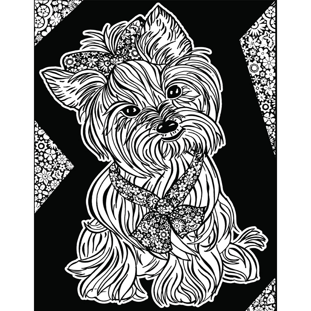 Картина за оцветяване 29,7х21 - Йоркшир - Image 2