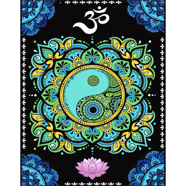 Картина за оцветяване - Ин и Ян - различни размери