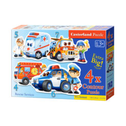 Пъзел 4Х ел. Castorland Спасителни превозни средства