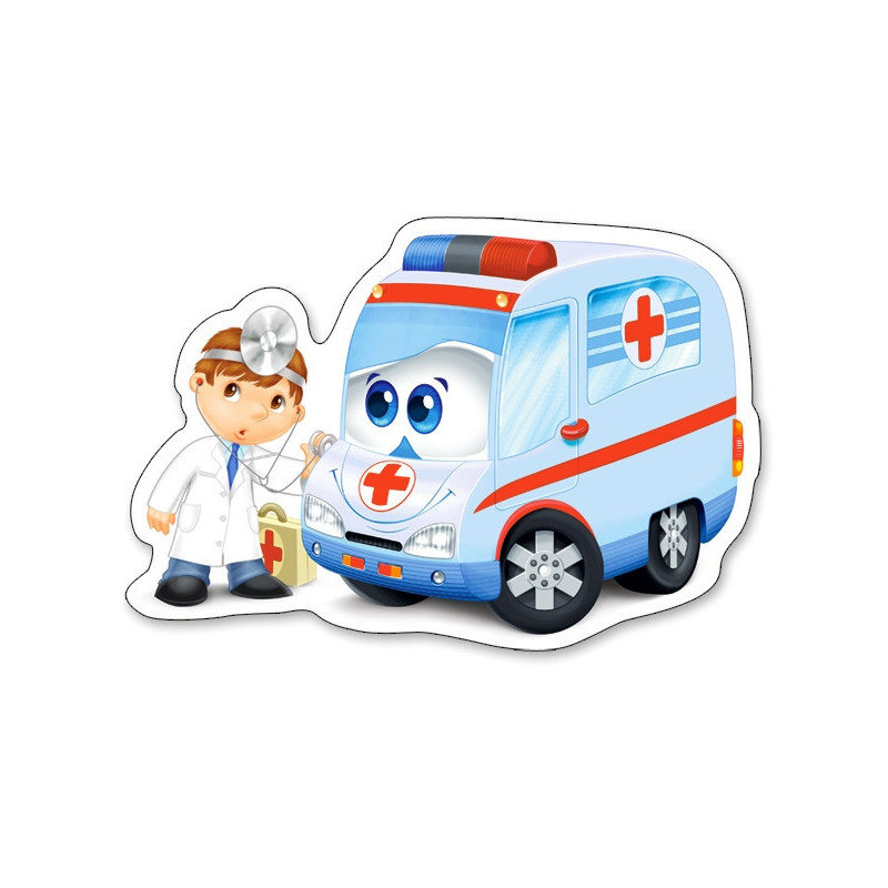 Пъзел 4Х ел. Castorland Спасителни превозни средства - Image 5