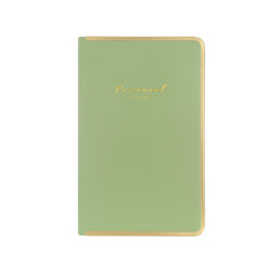 Тефтер А5 - твърда корица Monaco-Vegan - светло зелен