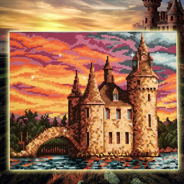 Диамантен гоблен - канава 27 x 38см. - Сърцето на острова - Image 2