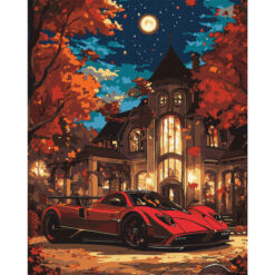 Рисуване по номера с акрилни бои върху платно на подрамка 40х50 см. - Живот в лукс