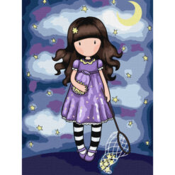 Pисуване по номера aкрилни бои върху платно на подрамка 30х40 см. Santoro Gorjuss - Хвани падаща звезда