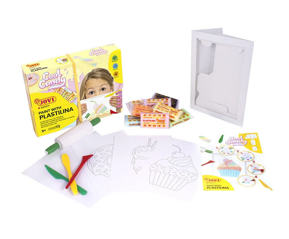 JOVI Paint with Plastilina – творчески комплекти за рисуване с пластилин - Image 3
