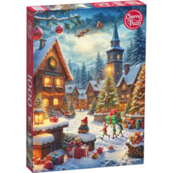 Пъзел Cherry Pazzi от 2000 части - Помощници на Дядо Коледа