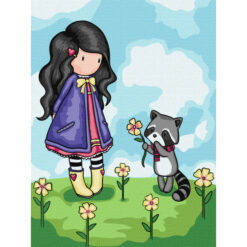 Pисуване по номера aкрилни бои върху платно на подрамка 30х40 см. Santoro Gorjuss - Ти се моето слънце