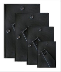 PVC гръб за рамка с прикрепено краче за настолно поставяне и окачване на стена